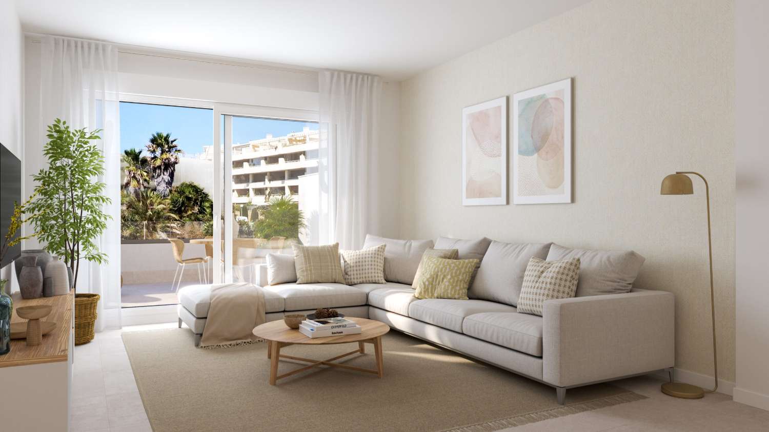 Este complejo residencial cerrado se presenta como un espacio moderno y funcional, ofreciendo un entorno ideal para vivir en Mijas-Costa