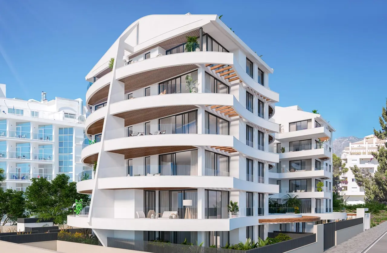 Nuevo estilo de vida en el vibrante centro de Benalmádena con este exclusivo complejo residencial