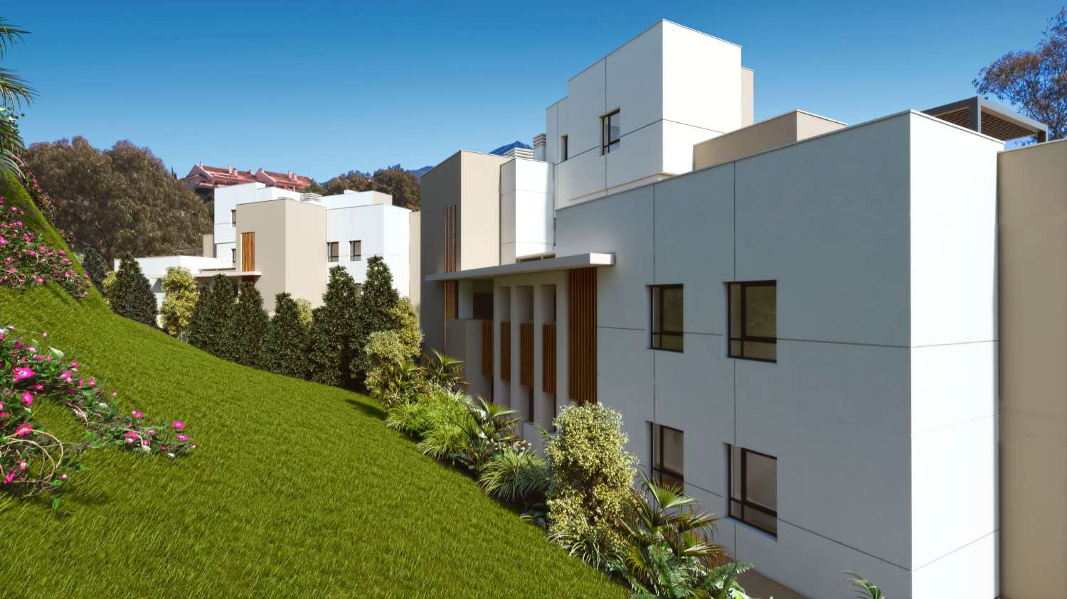 Nuevo proyecto contemporáneo enclavado en el corazón del Valle del Golf, Nueva Andalucía, Marbella