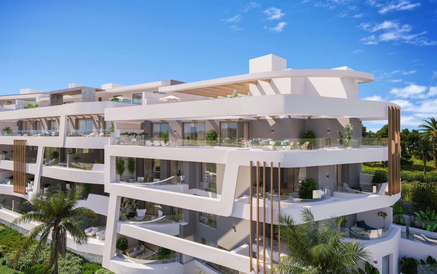 El complejo residencial está situado en una de las zonas más privilegiadas de la costa del Sol, Marbella, Málaga