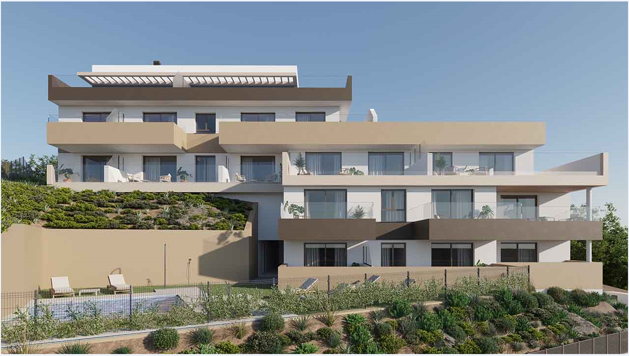 Residencial ubicado a escasos minutos de la playa, el corazón urbano y el puerto deportivo de Estepona