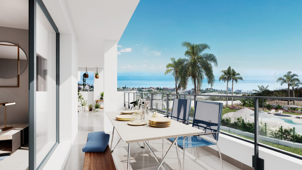 Exclusivo residencial de 2 y 3 dormitorios ubicado junto a Estepona Golf