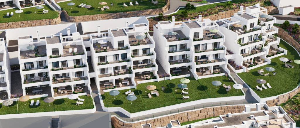 Exclusivo residencial de 2 y 3 dormitorios ubicado junto a Estepona Golf