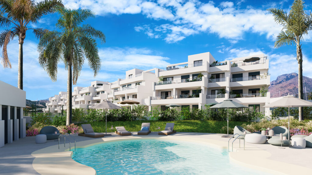 Exclusivo residencial de 2 y 3 dormitorios ubicado junto a Estepona Golf