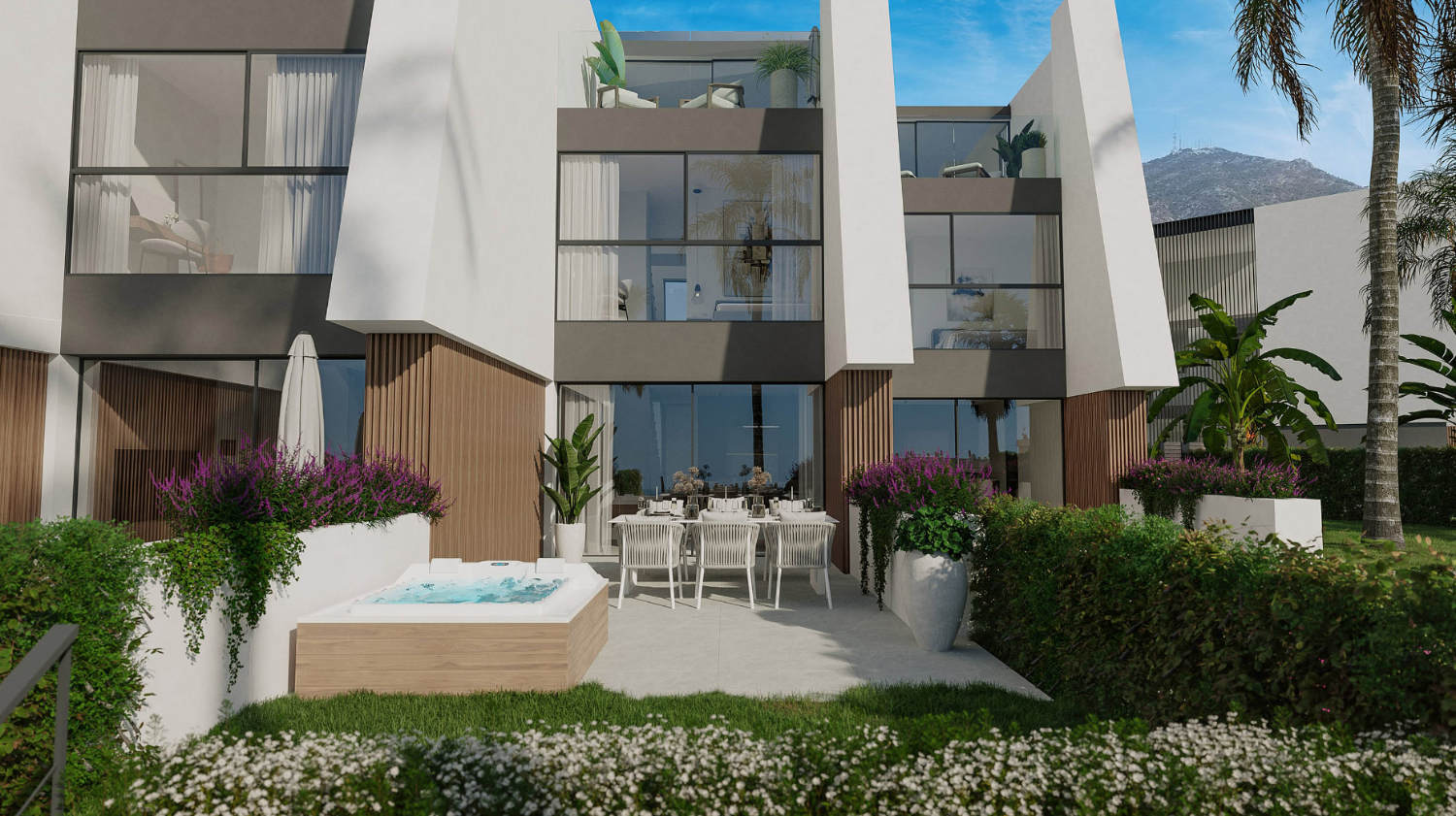 Deze nieuwe woonwijk in Fuengirola lijkt een echt juweeltje te zijn voor wie op zoek is naar een exclusieve woonervaring met uitzicht op de Middellandse Zee