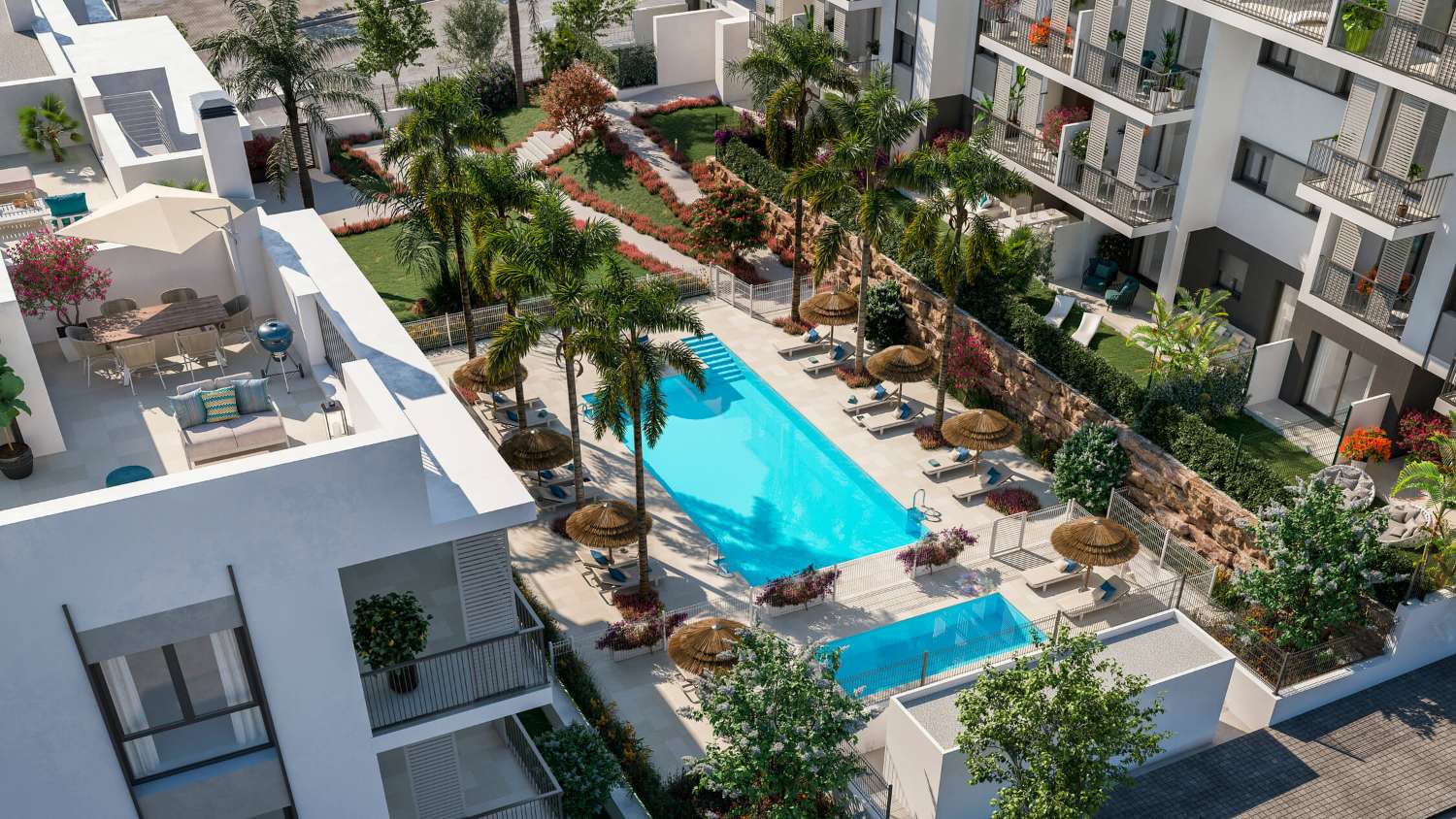 Es una maravillosa promoción residencial en el centro de Estepona