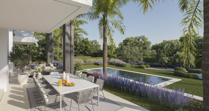 La villa est une représentation de la vie de luxe contemporaine